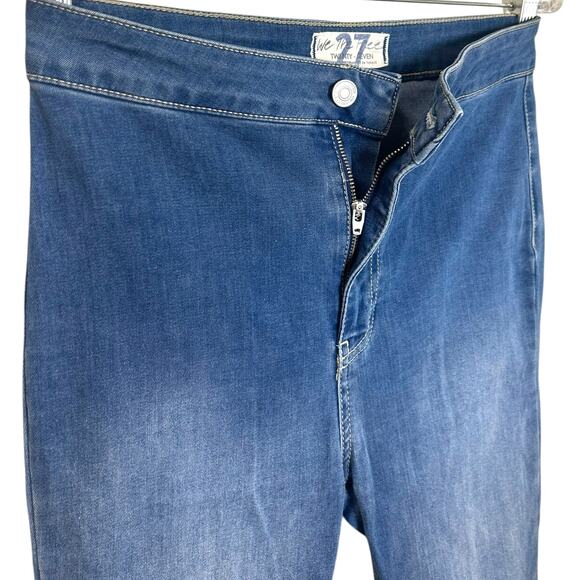 Free People, Women’s We The Free ‘Just Float On’ Flare Jeans, Waterfall Blue, 27 - Picture 9 of 10